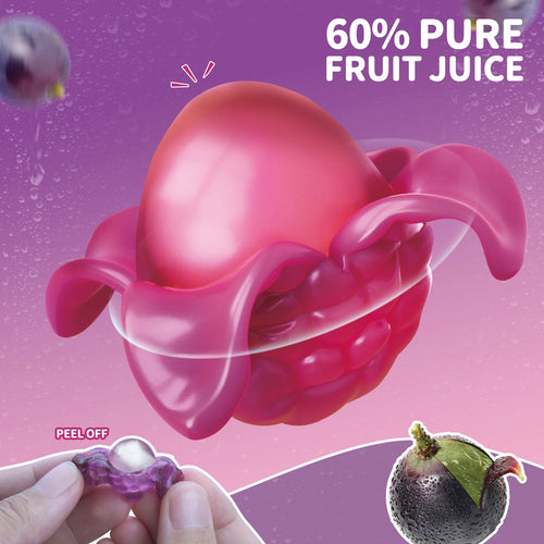 Amos Peelerz Candy Sweets 3oz Soft Candy Peelable Gummies Jelly Fruit Peeling Grape Gummy Candy