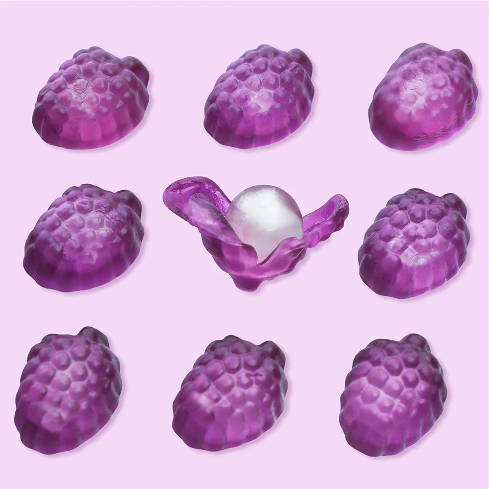Amos Peelerz Candy Sweets 3oz Soft Candy Peelable Gummies Jelly Fruit Peeling Grape Gummy Candy