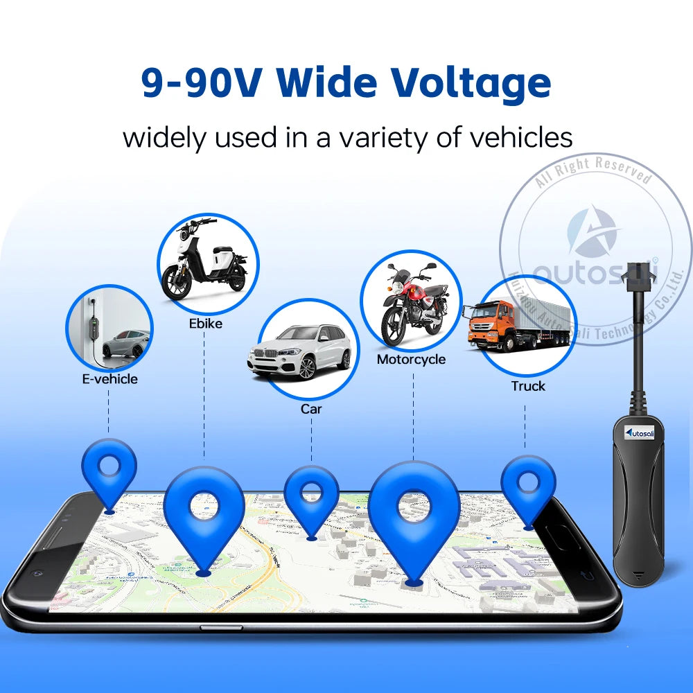Gt06 Truck Traceur Gps Tracker Voiture Vehicle Pour Moto Auto Motorcycle 4G Tracking Device Real Time 2G Car Gps Tracker for Car