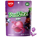 Amos Peelerz Candy Sweets 3oz Soft Candy Peelable Gummies Jelly Fruit Peeling Grape Gummy Candy