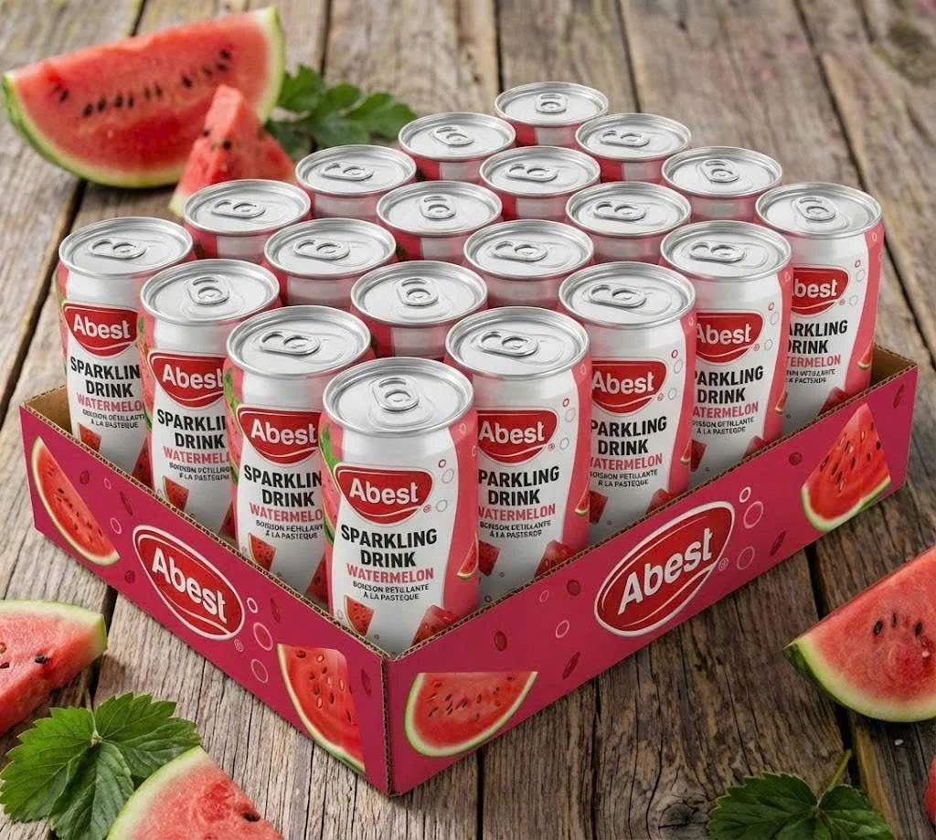Coconut Water Juice Sparkling Water 330ml Alu Can Carbonated Drinks with Natural Fruit Beverage OEM Supplier Vietnam